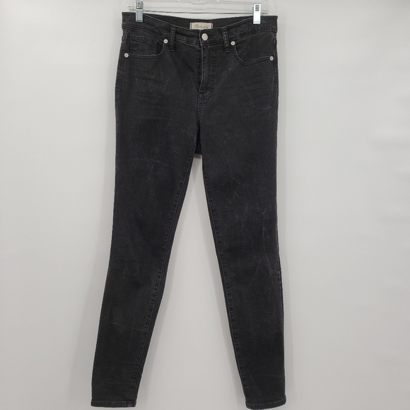 Madewell Tall 9" High-Rise Skinny Jeans in Lunar - Picture 3 of 10